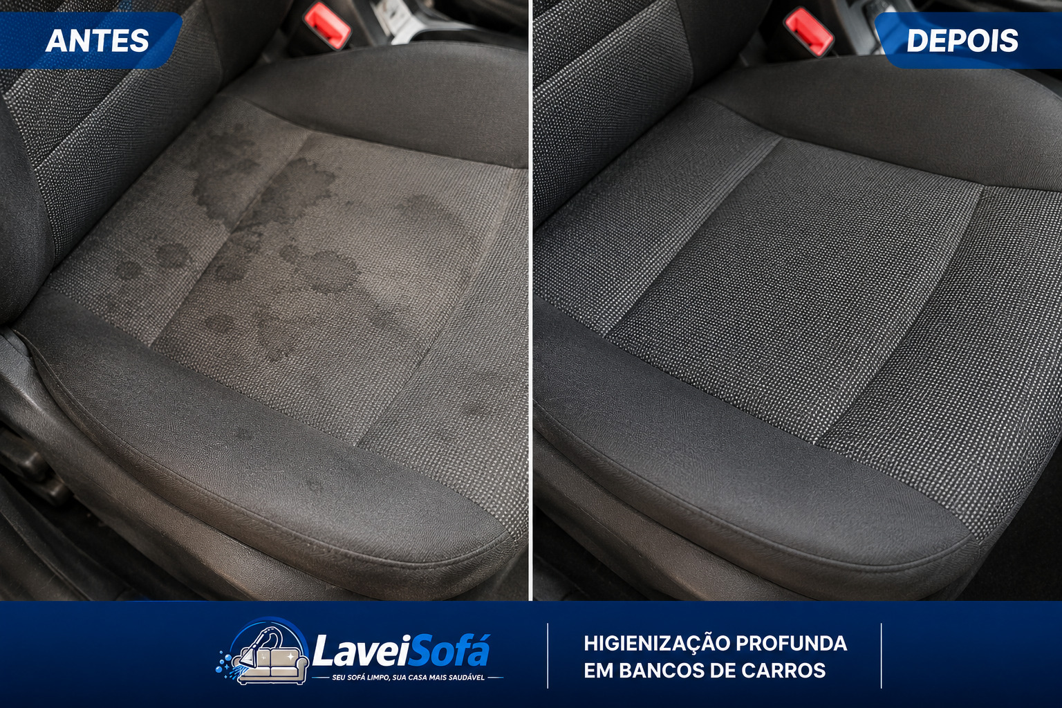 Limpeza de sofá